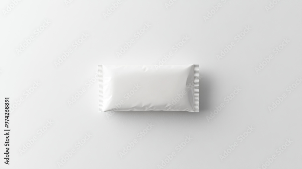 Blank Food Packet Mockup. Blank Food Packet Mockup.