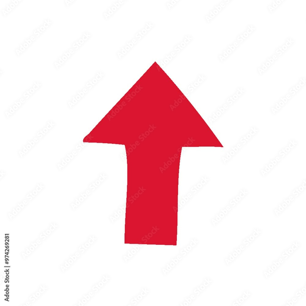 flat color retro cartoon of a pointing arrow flat color retro cartoon of a pointing arrow