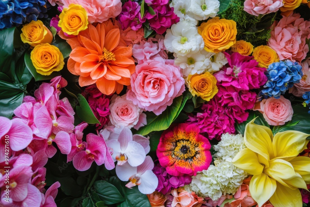 Lively flower arrangement for global women's day festivities Lively flower arrangement for global women's day festivities