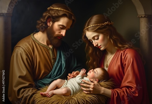 Holy Family Painting