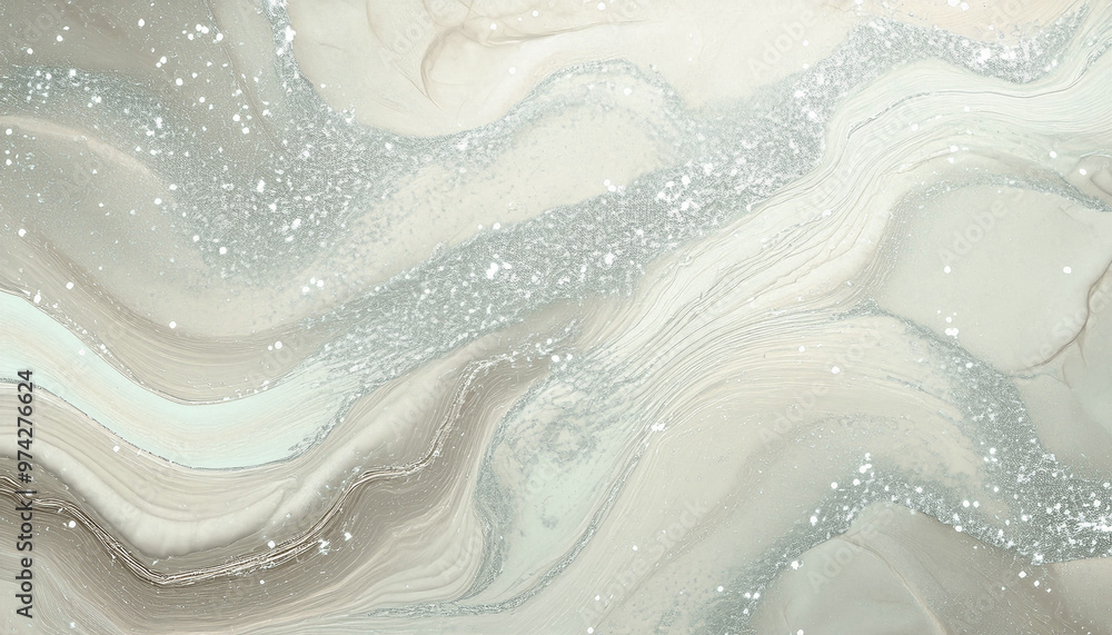Fototapeta premium Tło abstrakcyjne do projektu, tekstura marmuru, beżowy kolor, wzór w kształcie fal, tapeta
