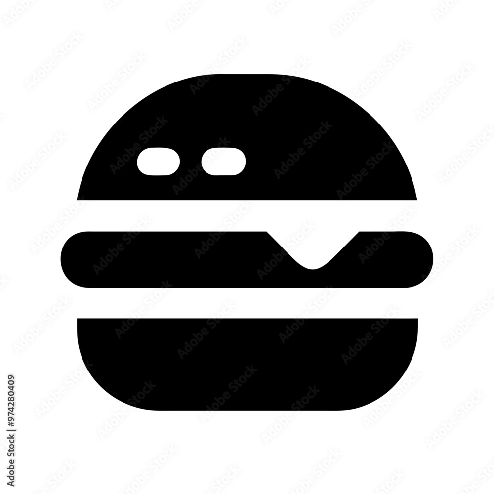 Burger Icon Classic Fast Food Icon Burger Icon Classic Fast Food Icon