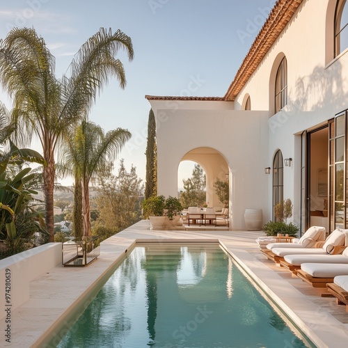 swimming pool in resort