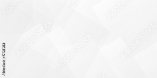 Vector minimal geometric abstract triangle paper wave technology smooth carve blank white gradient square line minimal creative diamond concept smooth poster banner web background.	
