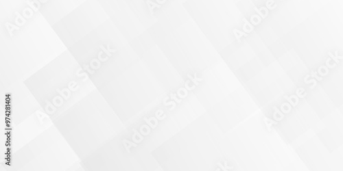 Vector abstract triangle paper wave technology smooth carve blank white gradient square line minimal creative concept banner web background.