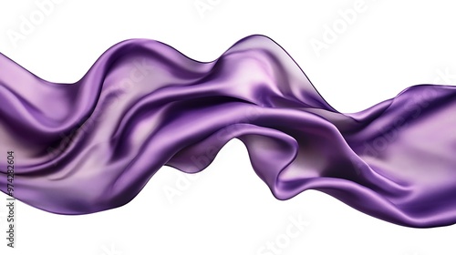 Purple Fabric Flowing