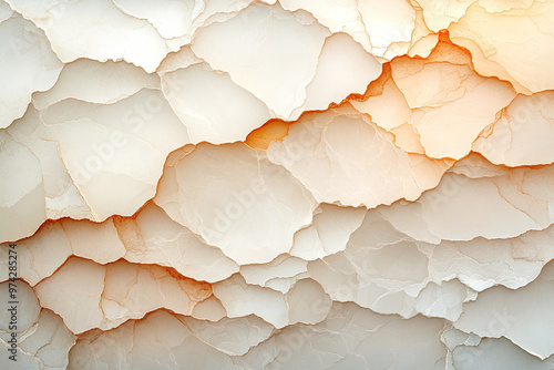 Old paper texture background with orange veins. Created with Ai