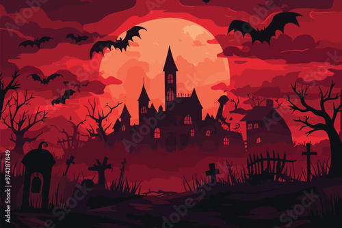 Halloween theme background