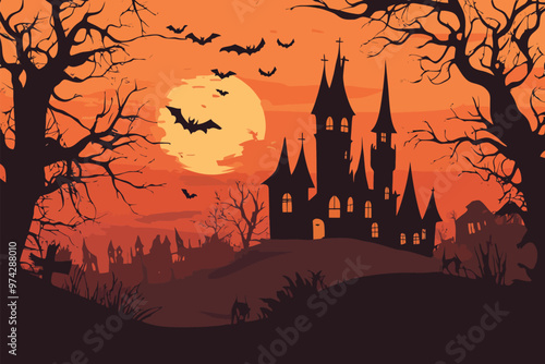 Halloween theme background