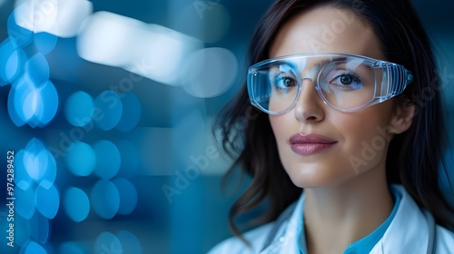 Doctors In Clinic Looking At Brain MRI Scan photo