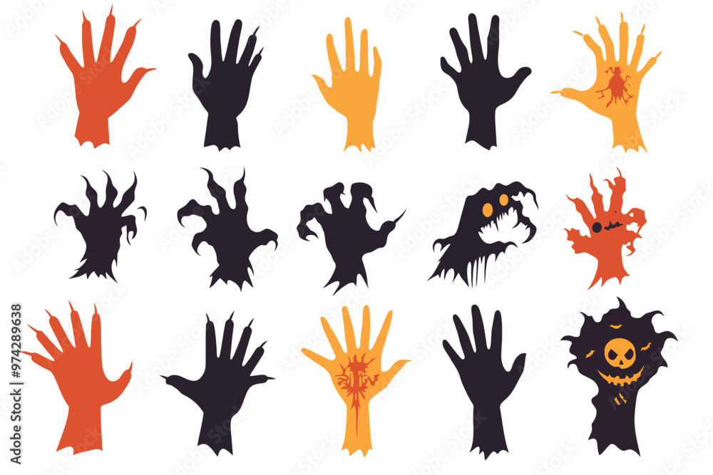 Fototapeta premium Halloween vector silhouette