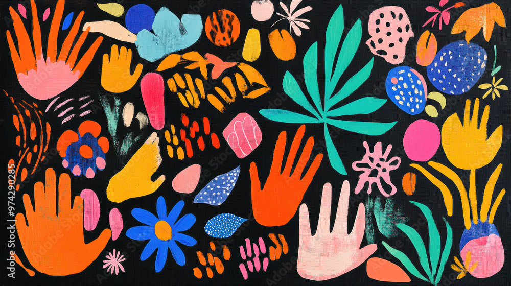 Colorful Abstract Pattern. Colorful Abstract Pattern.