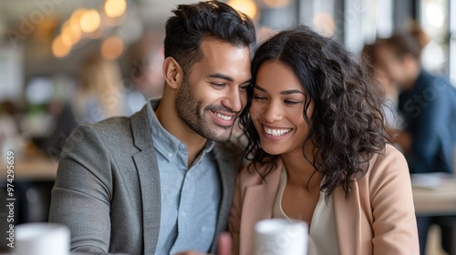 Office Romance: A Subtle Connection Between Colleagues.Onveying the hidden emotions of office relationships in a professional environment. Romantic,affection,passion,business,corporate,dating,AI.