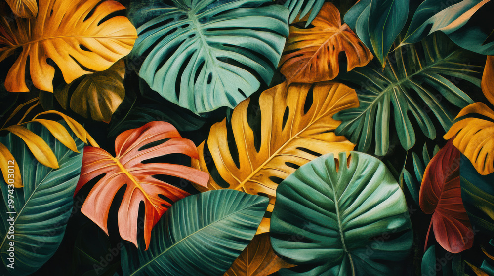 Tropical Leaf Pattern. Tropical Leaf Pattern.