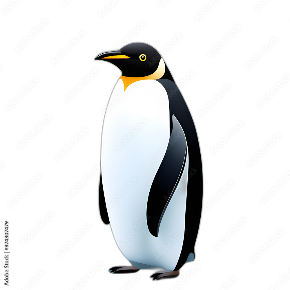 Fototapeta premium penguin vector isolated