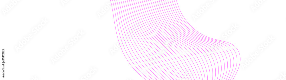 Elegant Pink Stripes on White Background. Creative Line Art with Smooth Wavy Curves for Technology, AI, Music, Vector Illustrations - Perfect for Banners, Cards, and Covers. Elegant Pink Stripes on White Background. Creative Line Art with Smooth Wavy Curves for Technology, AI, Music, Vector Illustrations - Perfect for Banners, Cards, and Covers.