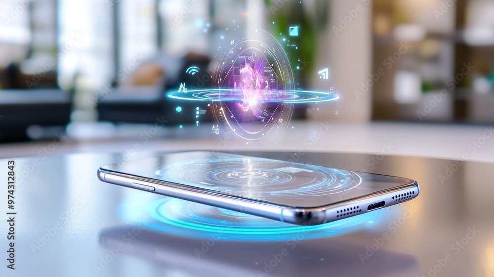 Smartphone with Holographic Interface Smartphone with Holographic Interface