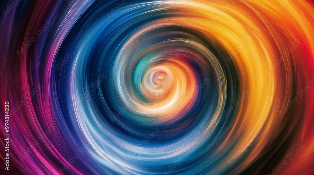 Colorful Abstract Swirl with Vibrant Tones Colorful Abstract Swirl with Vibrant Tones