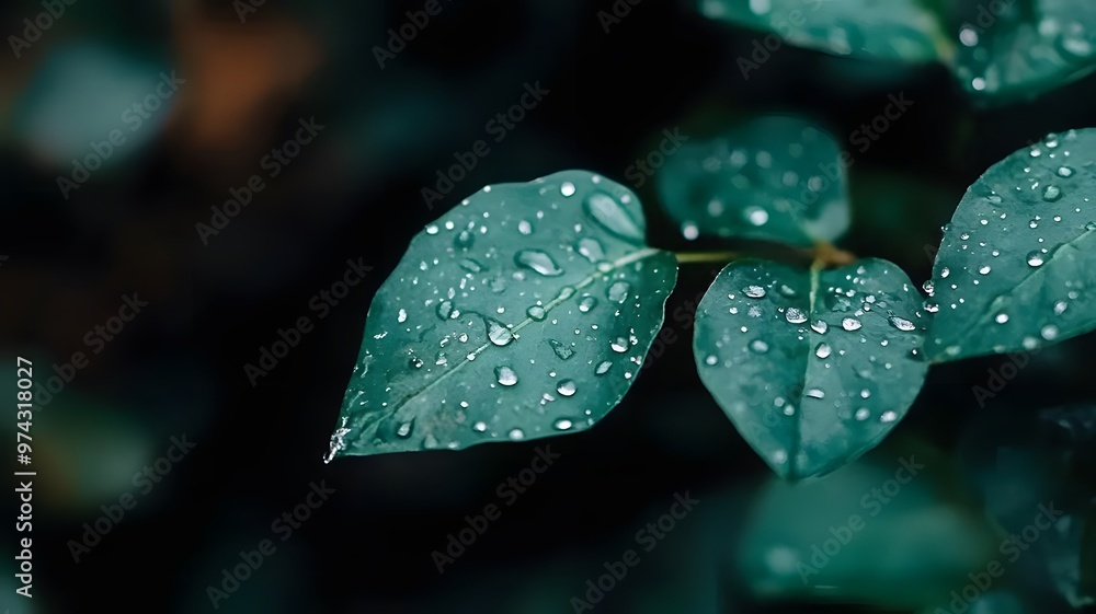 Eco Dewy Leaf: Sustaining Nature's Grace Eco Dewy Leaf: Sustaining Nature's Grace