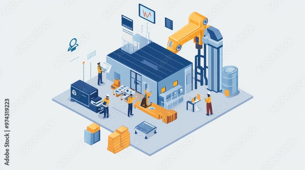 Automated Smart Factory: Optimizing Industrial Efficiency Automated Smart Factory: Optimizing Industrial Efficiency