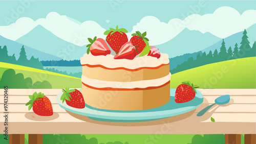 Torta alle fragole