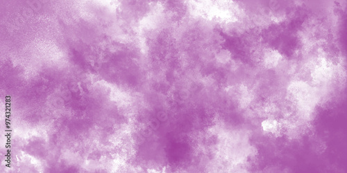 Cloudy and grainy Pastel Purple Watercolor Background Texture, violet colorful paper surface texture, purple or blue watercolor background for your design and template.