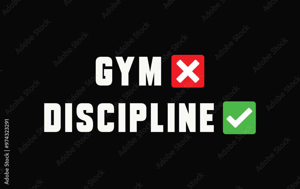 Gym and discipline writing for gym tshirt and poster, wallpapers Gym and discipline writing for gym tshirt and poster, wallpapers