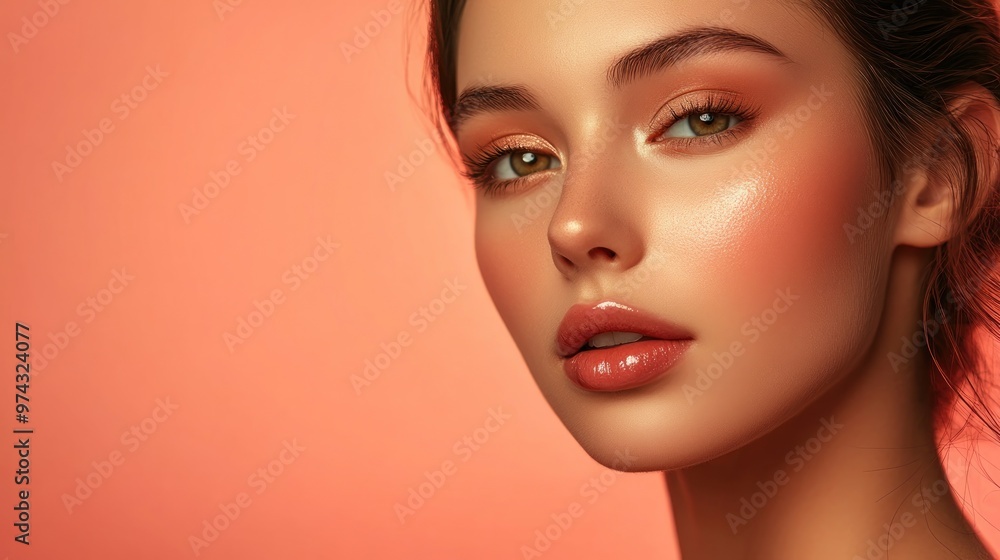 Beautiful Woman with Makeup Beautiful Woman with Makeup