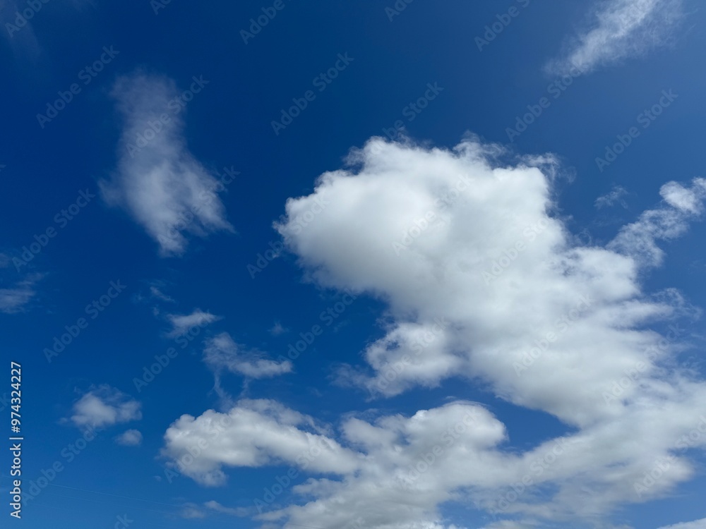 Obraz premium 青い空と白い雲