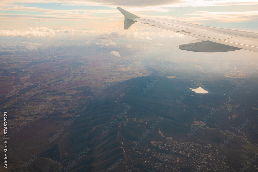 Fototapeta premium Dublin, Ireland - Flying over the city