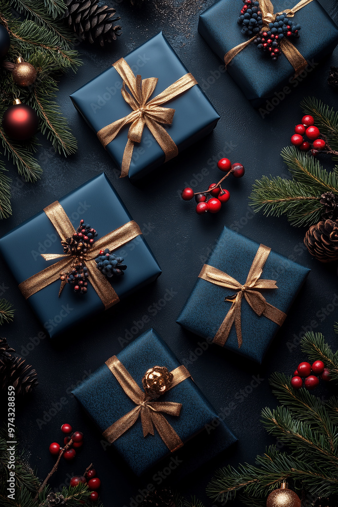 Black Friday background, Christmas background with gift boxes, top view, pattern Black Friday background, Christmas background with gift boxes, top view, pattern