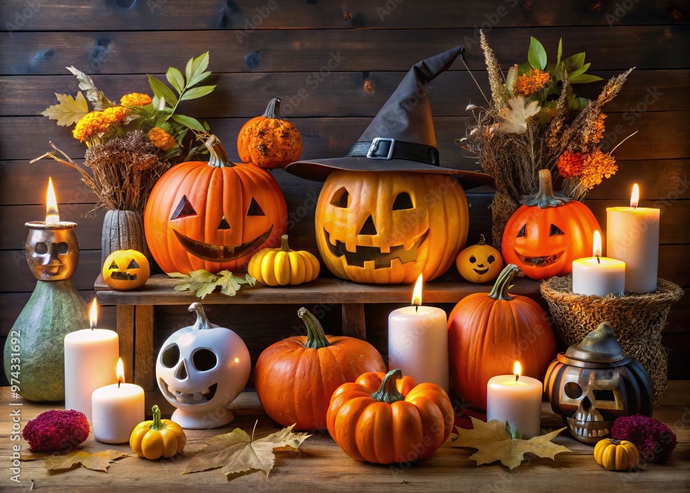 Obraz premium halloween decoration styles