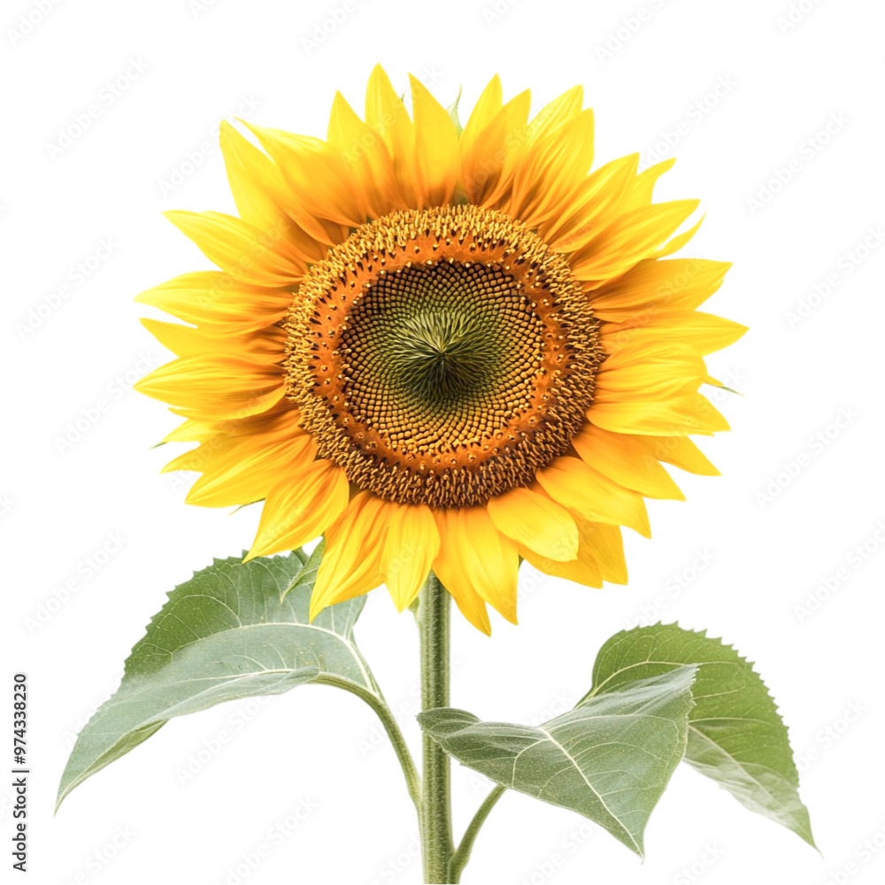 Sunflower isolated on transparent background Sunflower isolated on transparent background