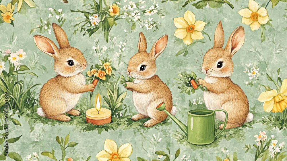 Spring Bunnies. Spring Bunnies.