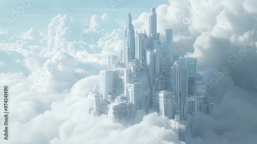 City in the Clouds: A Futuristic Vision