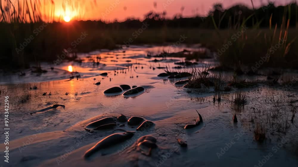 Sunset Footprints Sunset Footprints