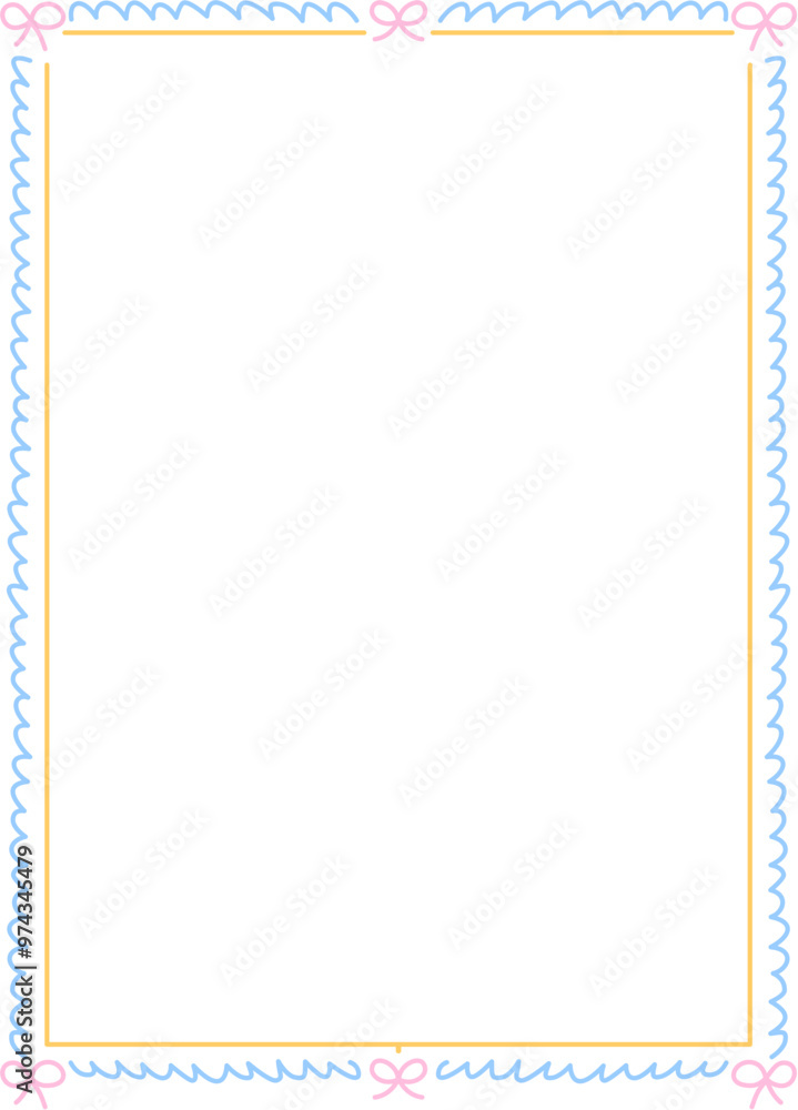 Coquette Pastel Frame for Invitation Coquette Pastel Frame for Invitation