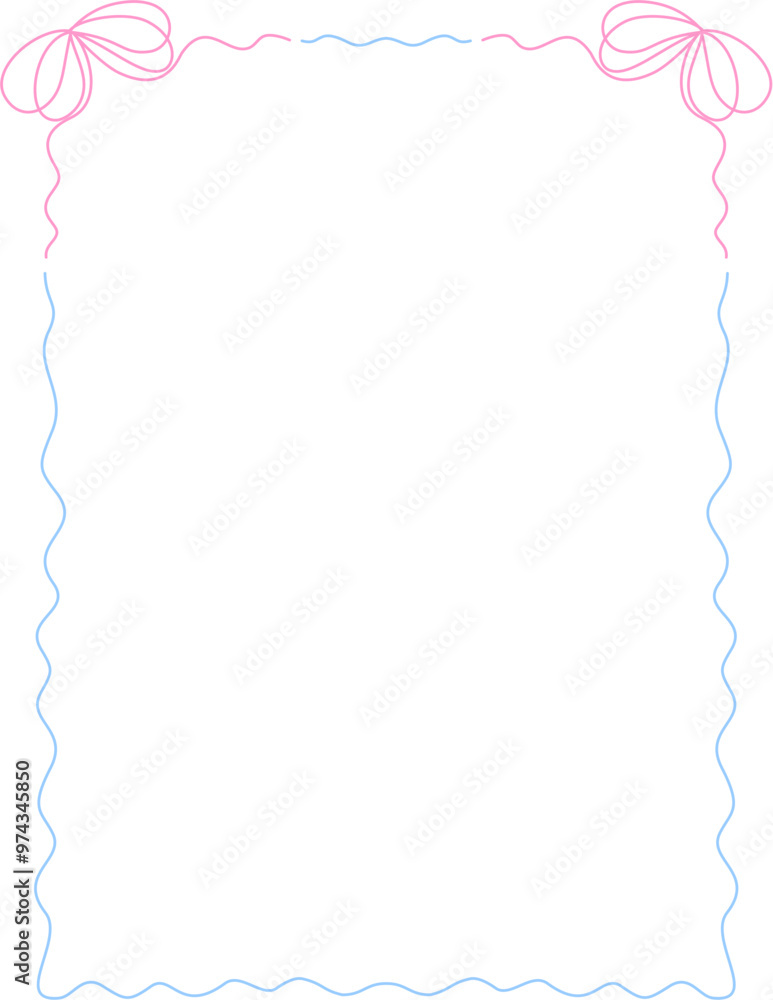 Coquette Pastel Frame for Invitation Coquette Pastel Frame for Invitation