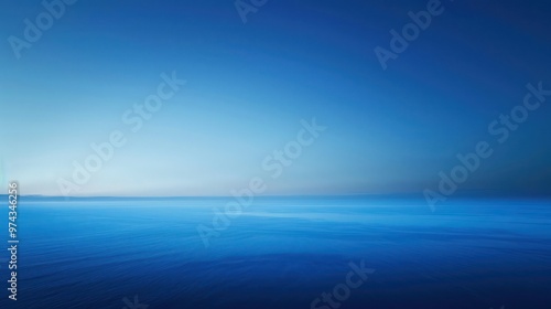 Serene Blue Horizon