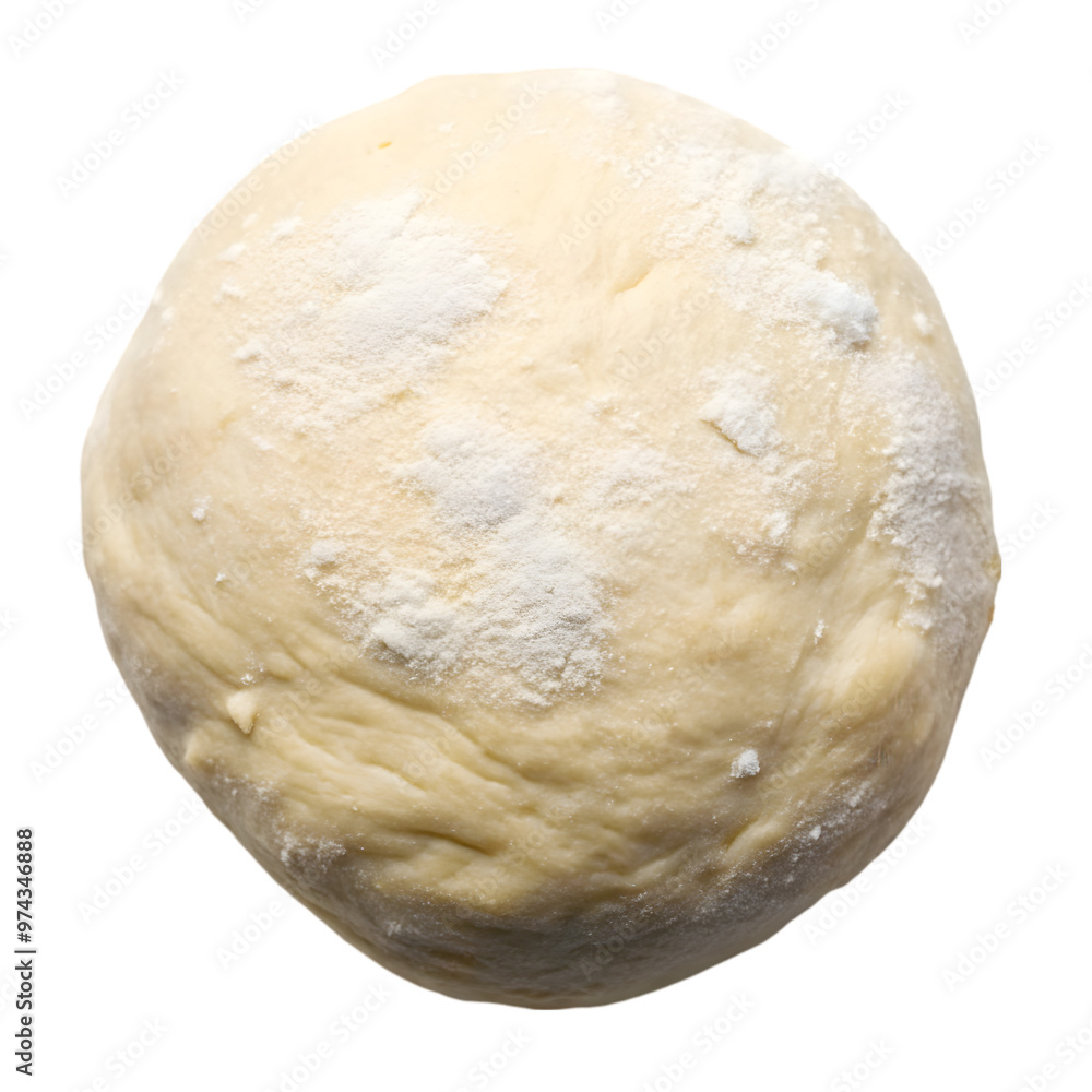Fresh raw dough isolated on transparent background Fresh raw dough isolated on transparent background
