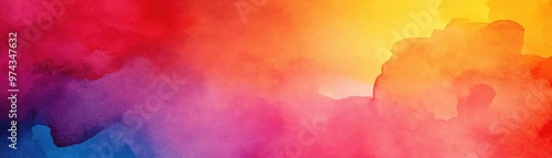 Creative paint splashes, soft gradients, fluid abstract design, watercolor style