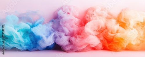 Gentle paint strokes, creative flow, soft color blending, watercolor style