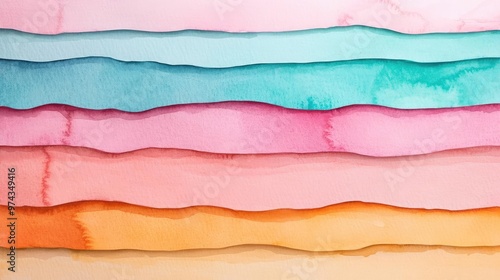 Muted watercolor strokes, decorative textures, soft abstract composition, watercolor style