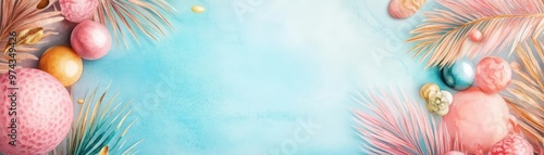 Muted tones, decorative strokes, intricate abstract patterns, watercolor style