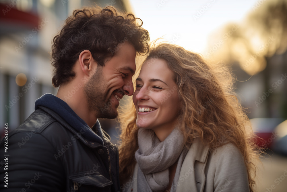 Young couple at outdoors Young couple at outdoors