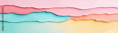 Soft paint textures, creative abstract forms, pastel hues, watercolor style