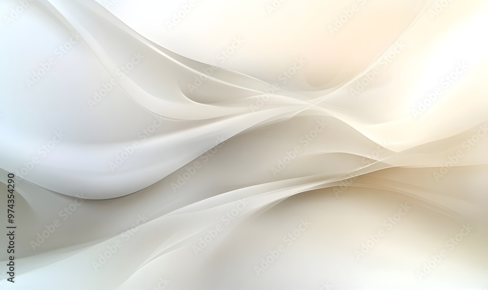 Fototapeta premium Minimalist yet luxurious white world wallpaper