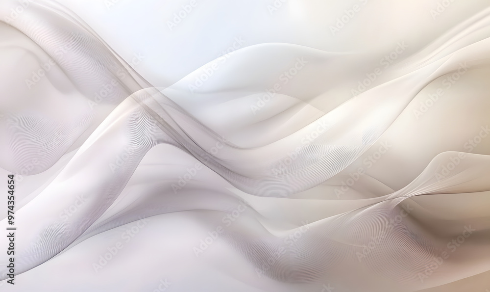 Fototapeta premium Minimalist yet luxurious white world wallpaper