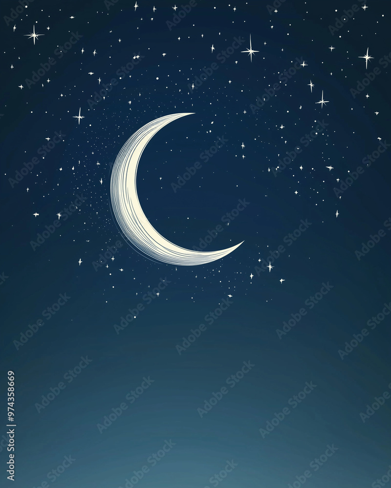 Fototapeta premium Minimalistic astrology symbols