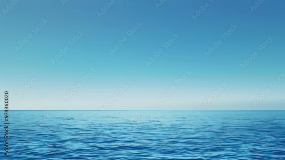 Fototapeta premium Tranquil Ocean Horizon